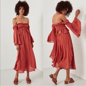 Spell and The Gypsy Collective Florence Midi Dress XS ~ RARE